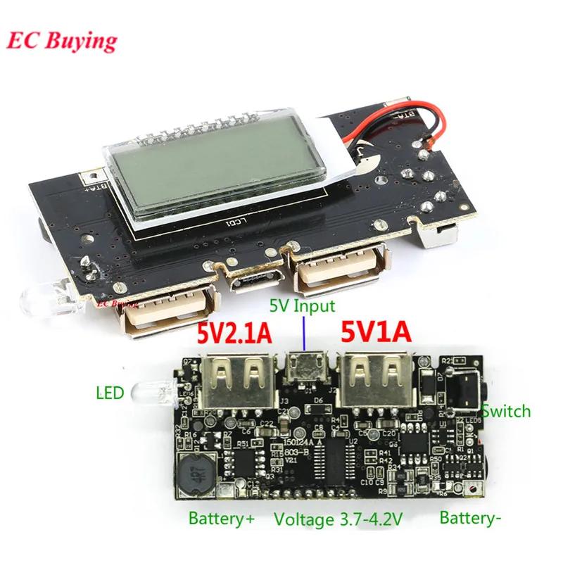  ͸  Ʈѷ,  LCD  USB 18650 Ƭ ͸  ,  ַ  PCB, 5V 2A